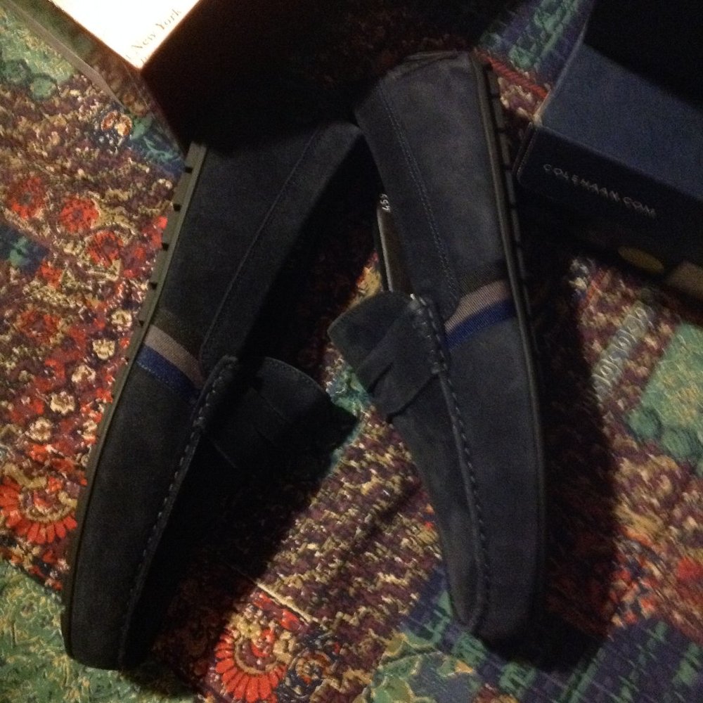 To Boot New York Men's Ocean Drive Navy Suede Penny Loafers - 11.5 - New in Box